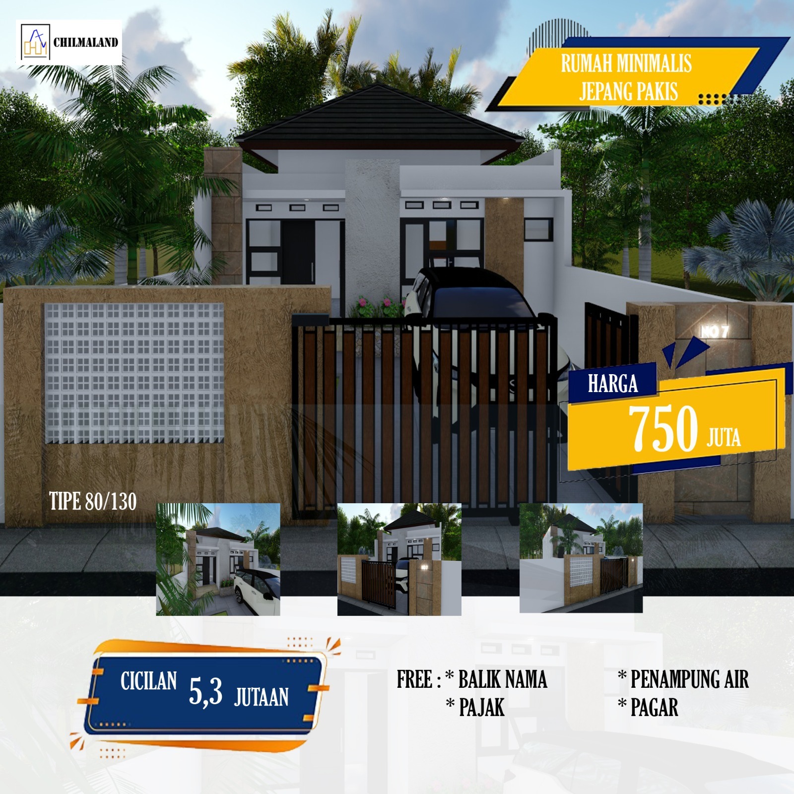 Dijual Rumah Dengan Desain Minimalist DiJepangpakis Kudus Jateng