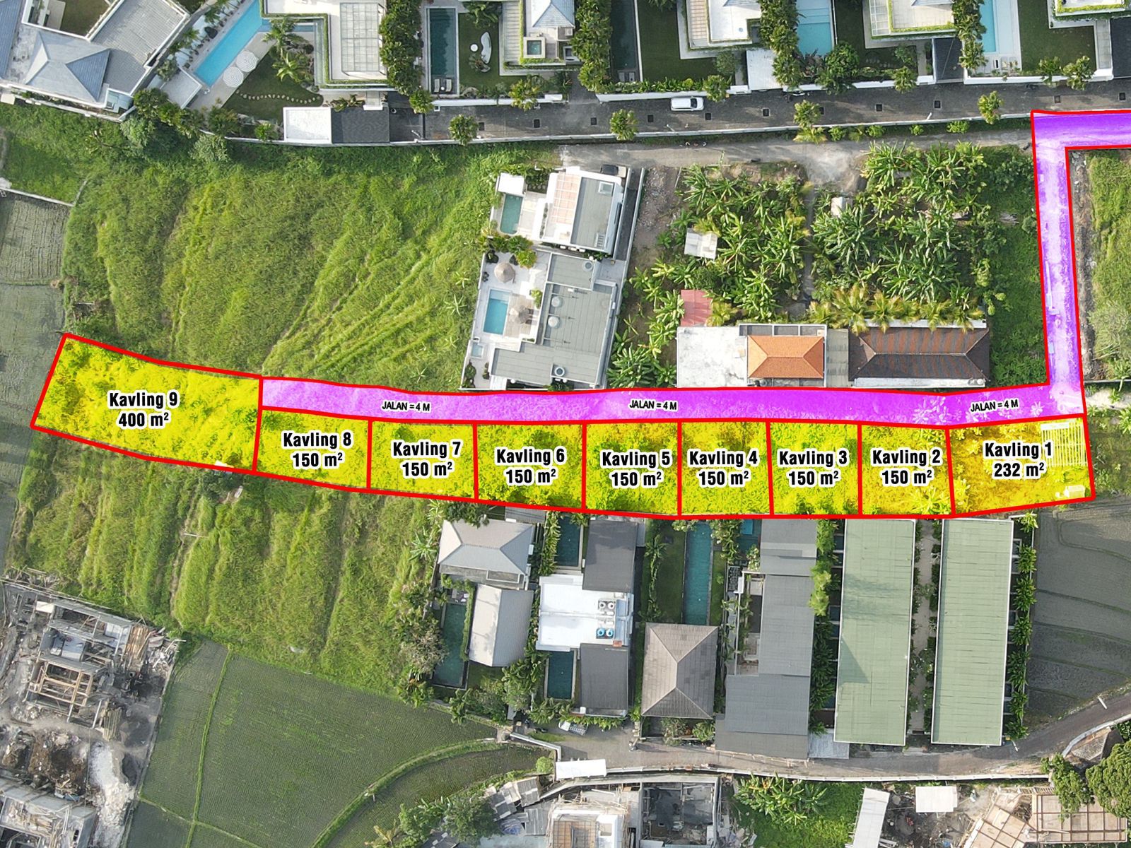 Hot Super Sale Tanah Langka di Canggu Bali