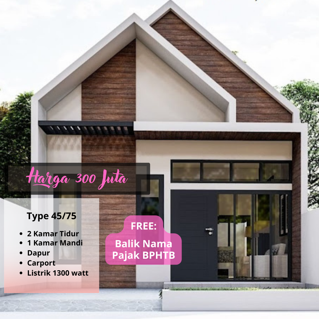 Dijual Rumah Modern Pesan Bangun di Gondang Manis Kudus