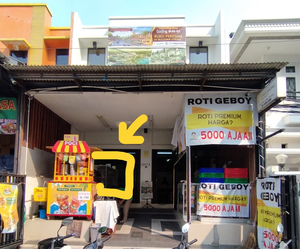 Disewakan Standt Tempat Usaha di Gading Elok, Kelapa Gading Jakarta Utara