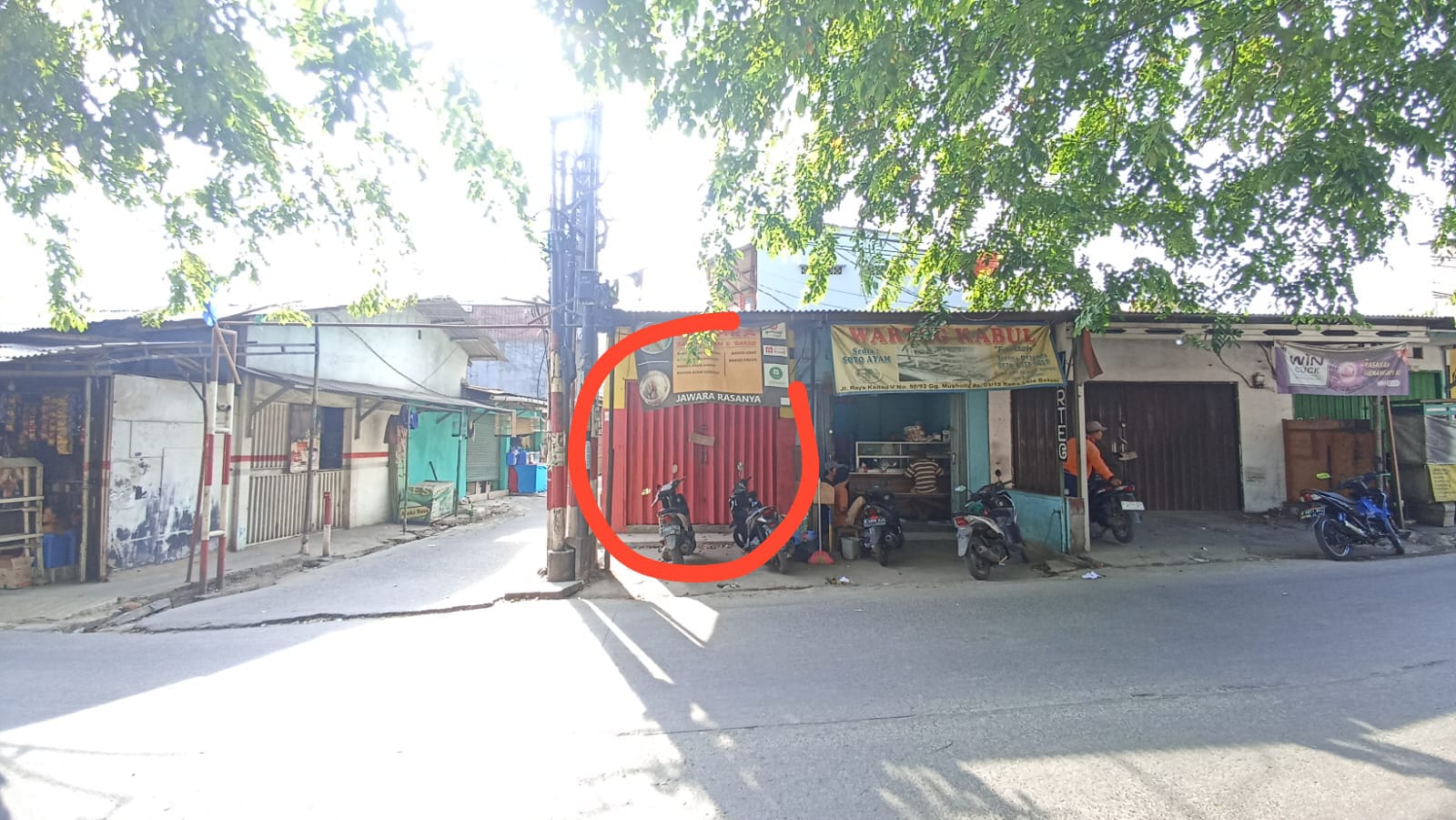 Disewakan Kios Tipe 1 Lantai di Jl. Raya Kodau-Jatimakmur, Bekasi