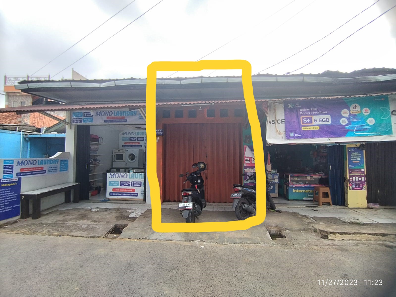 Disewakan Kios Tipe 1 Lantai di Jurang Manggu Tangerang Selatan