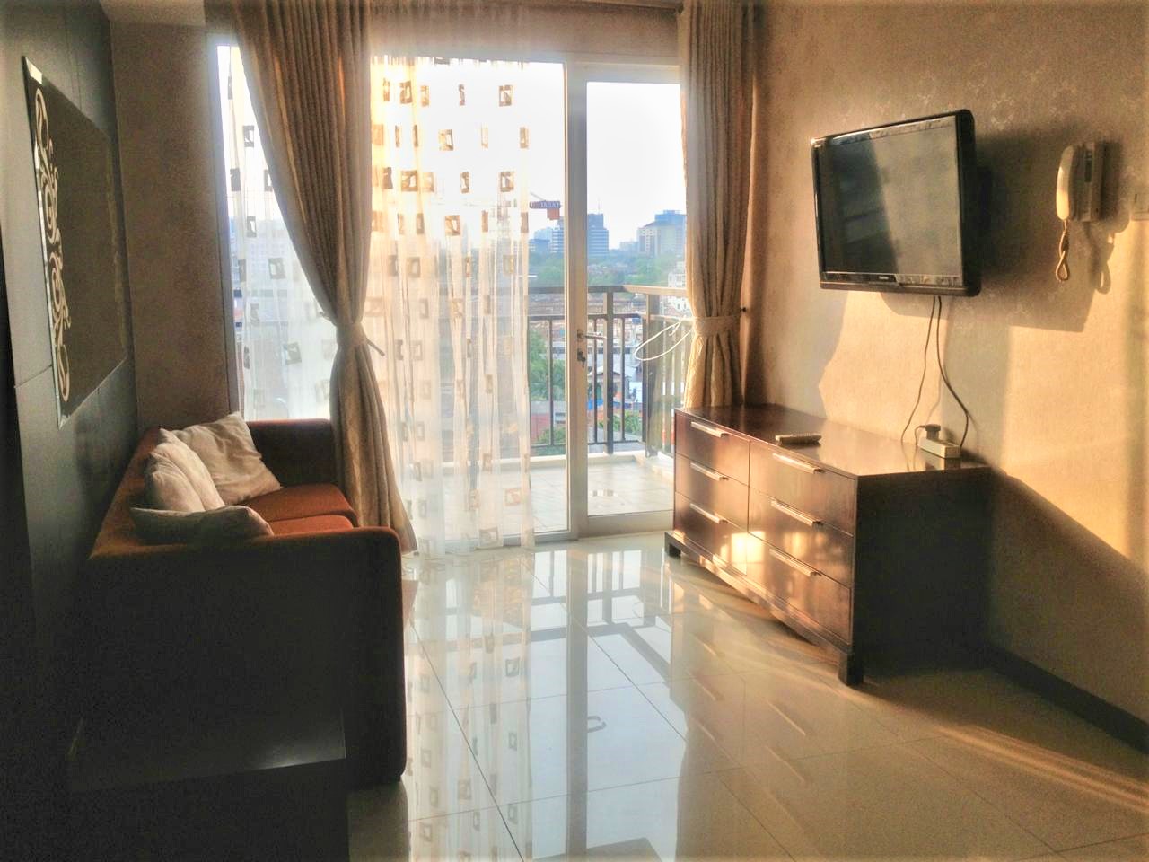 Dijual Apartemen Marbella Tipe 2 Kamar Tidur Kondisi Fully Furnished