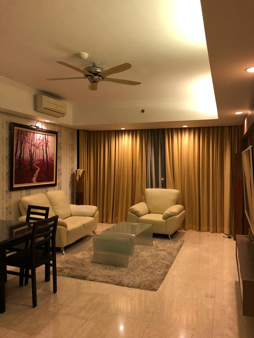 Disewakan Apartemen Kemang Village Tipe 3 Kamar Tidur Kondisi Fully Furnished