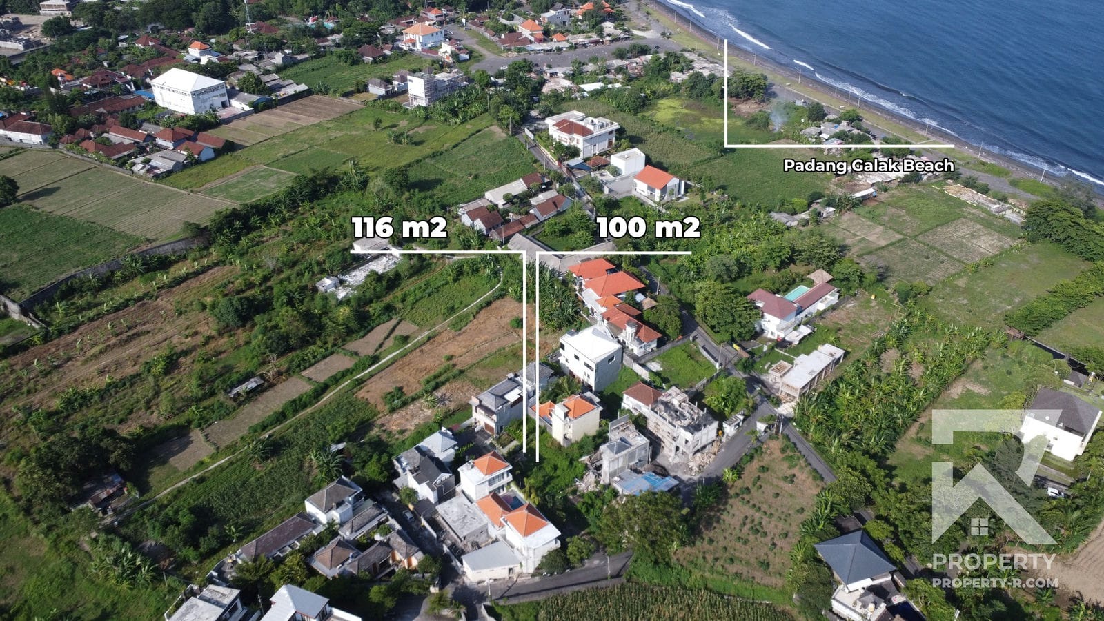 Beachside Land Plot for Sale Freehold in Padang Galak Bali
