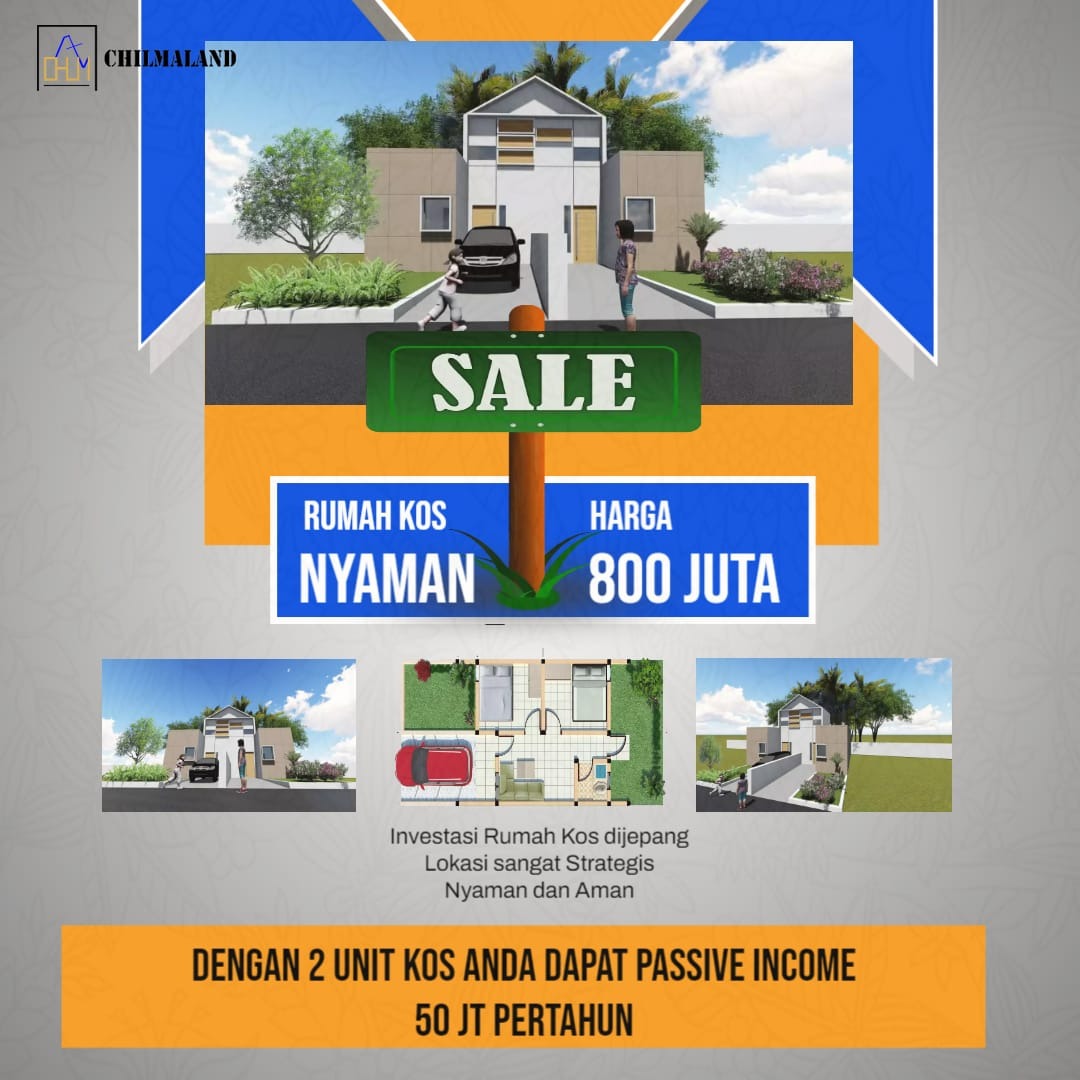 Rumah Kos Dijual Nyaman Aman Lokasi Strategis di Jepang Kudus