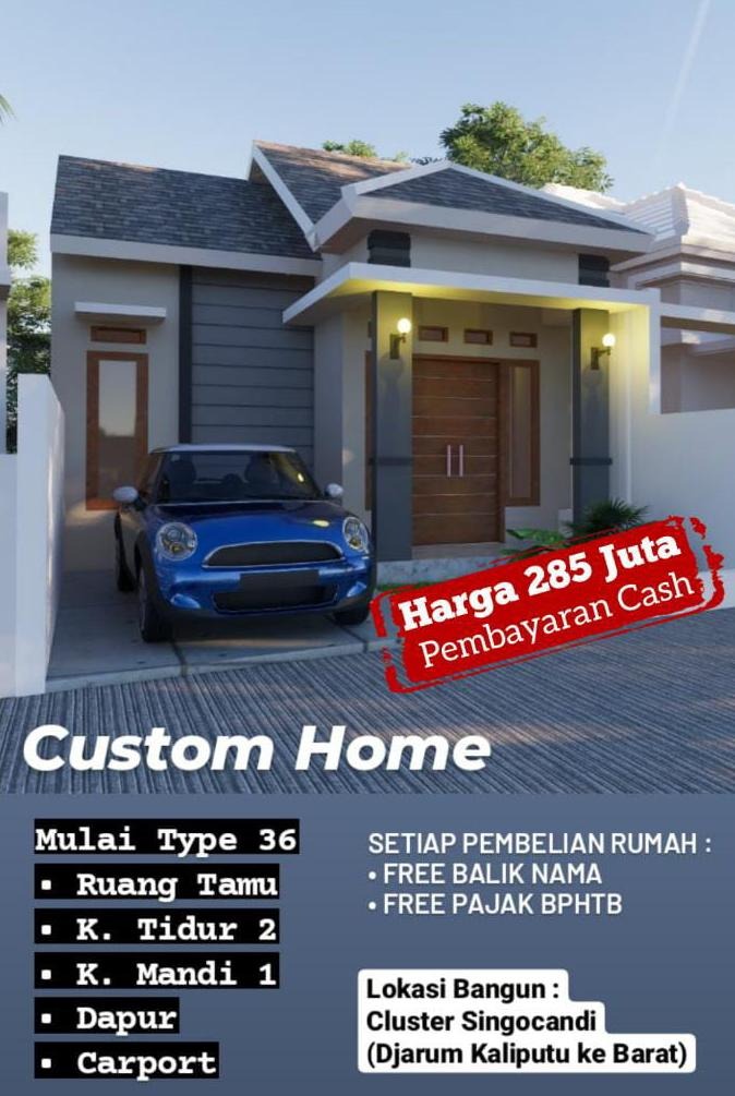 Dijual Rumah Primary Type 36 Dekat Djarum Kaliputu Kudus