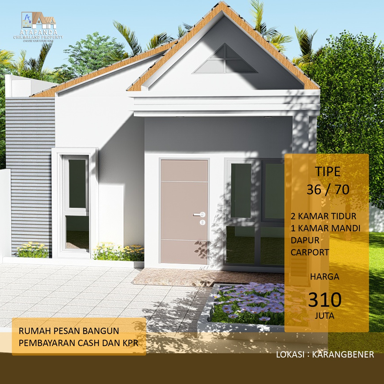 Rumah Murah Dijual di Cluster Modern di Karangbener Kudus Jateng