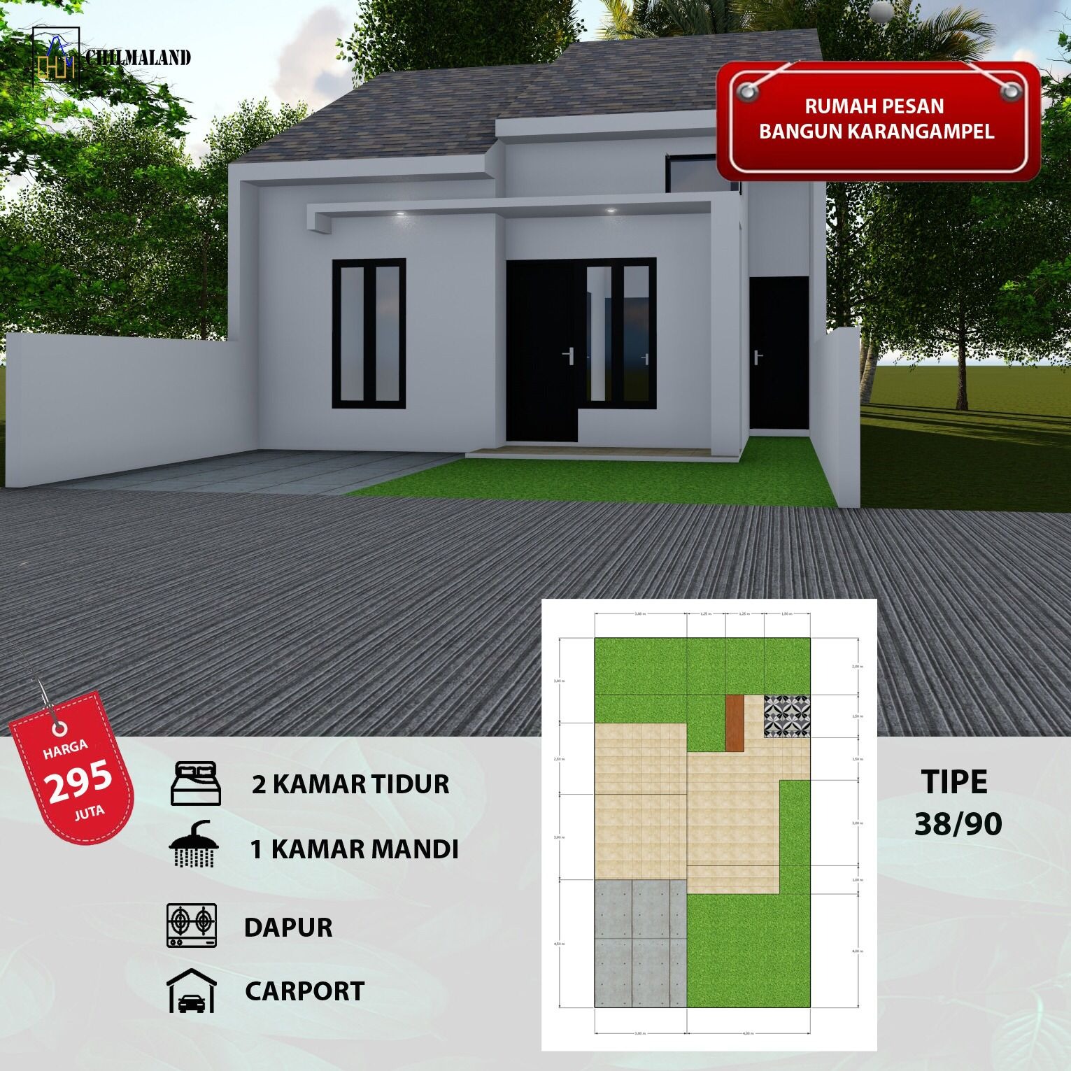 Dijual Rumah Modern Pesan Bangun Kaliwungu Kudus