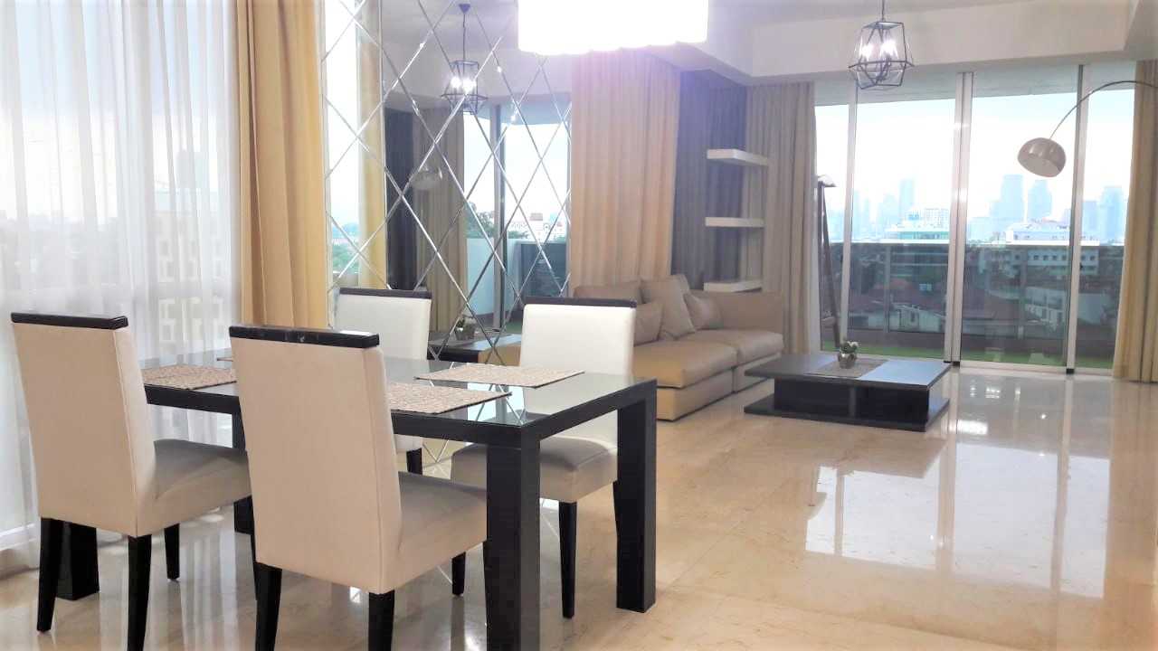 Dijual Apartemen Kemang Village Tipe 2 Kamar Tidur Kondisi Fully Furnished