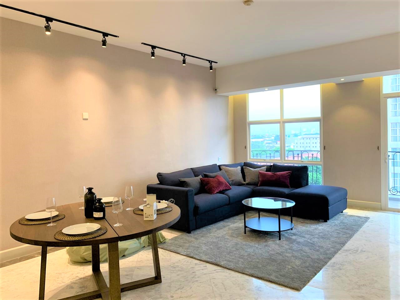 Disewakan Apartemen Menteng Executive Tipe 3 Kamar Tidur Kondisi Fully Furnished