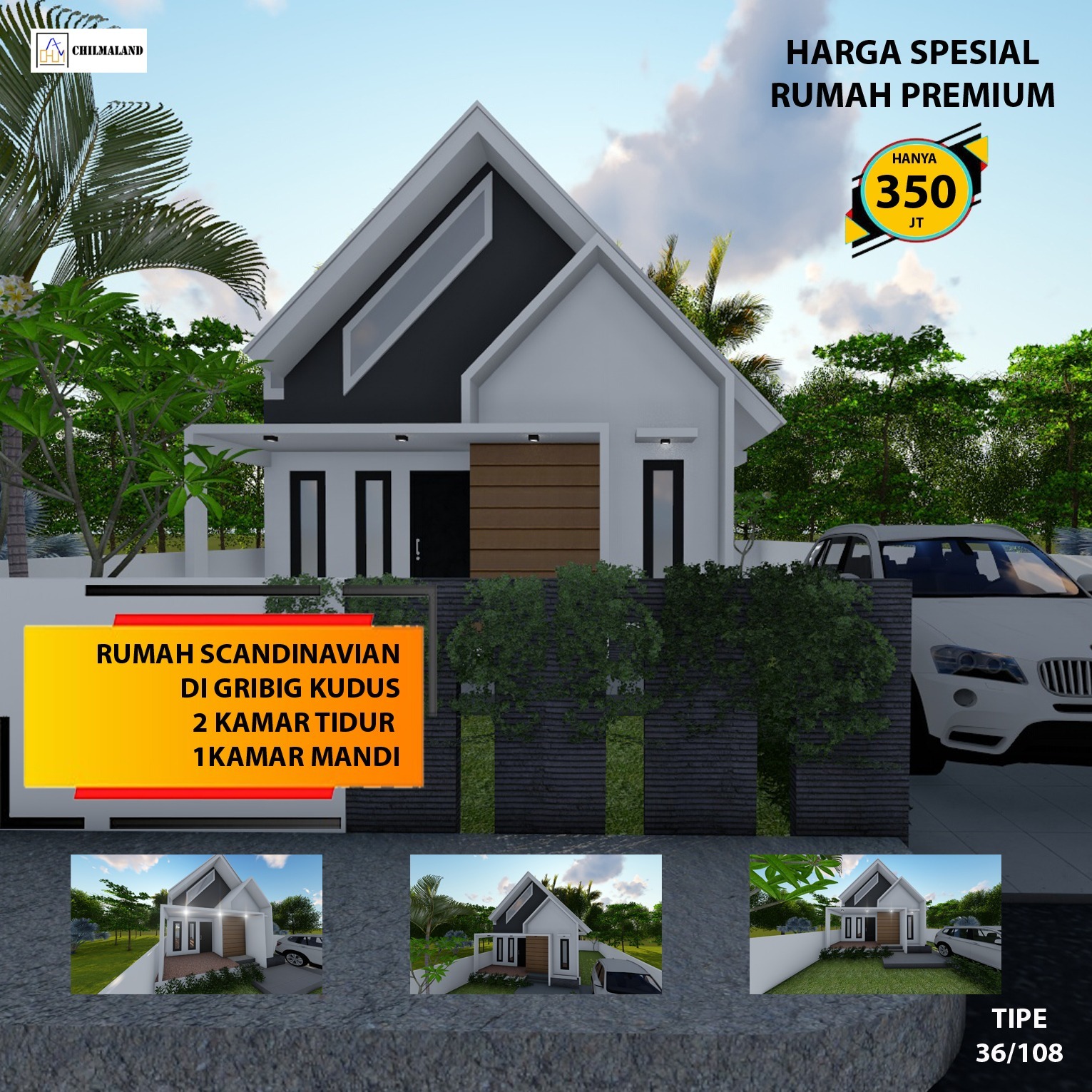 Dijual Rumah Modern Minimalis di Gribig Kudus Jateng