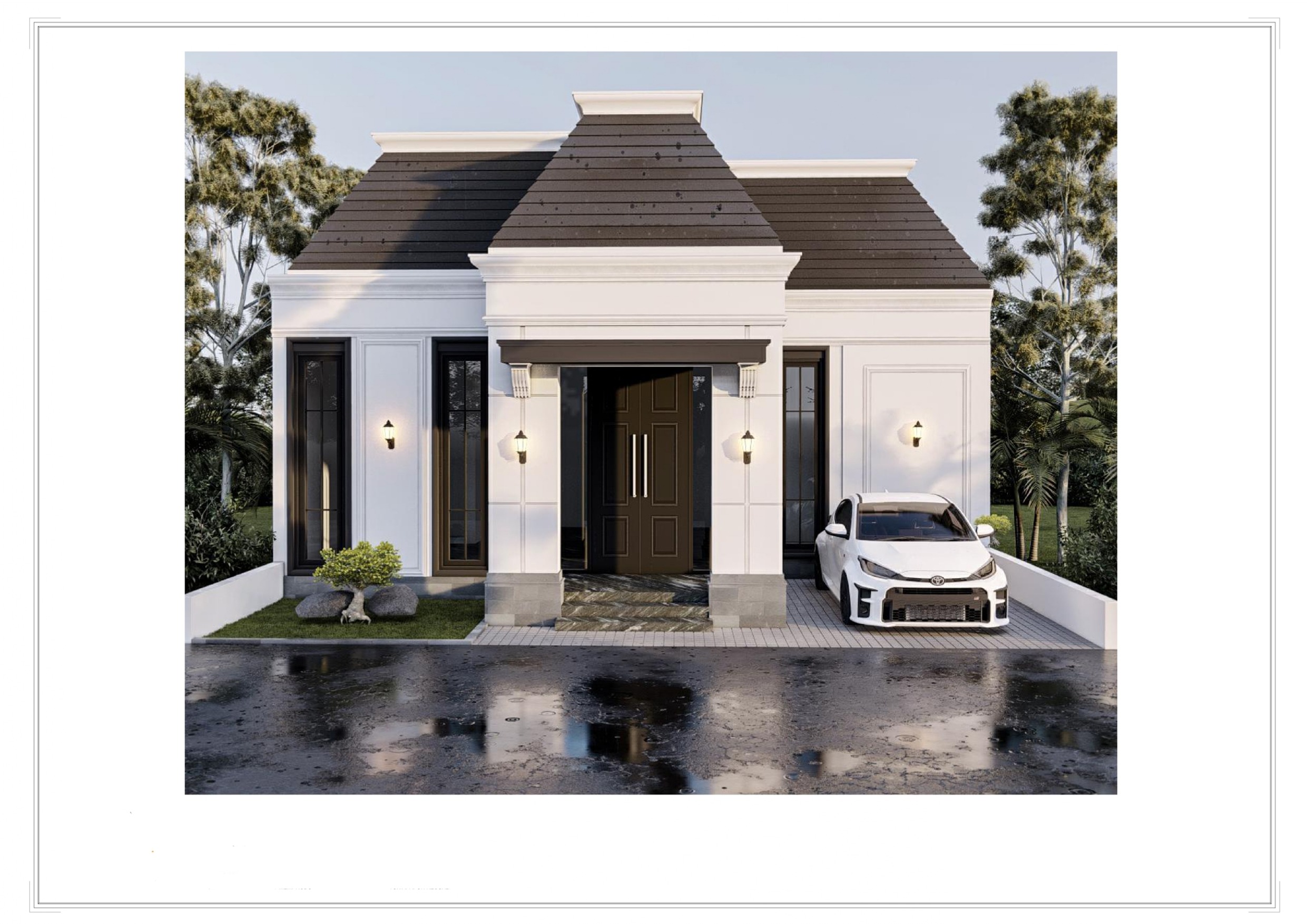 Dijual Rumah Baru Pesan Bangun Desain Modern Komplek Perumahan Kudus Jawa Tengah