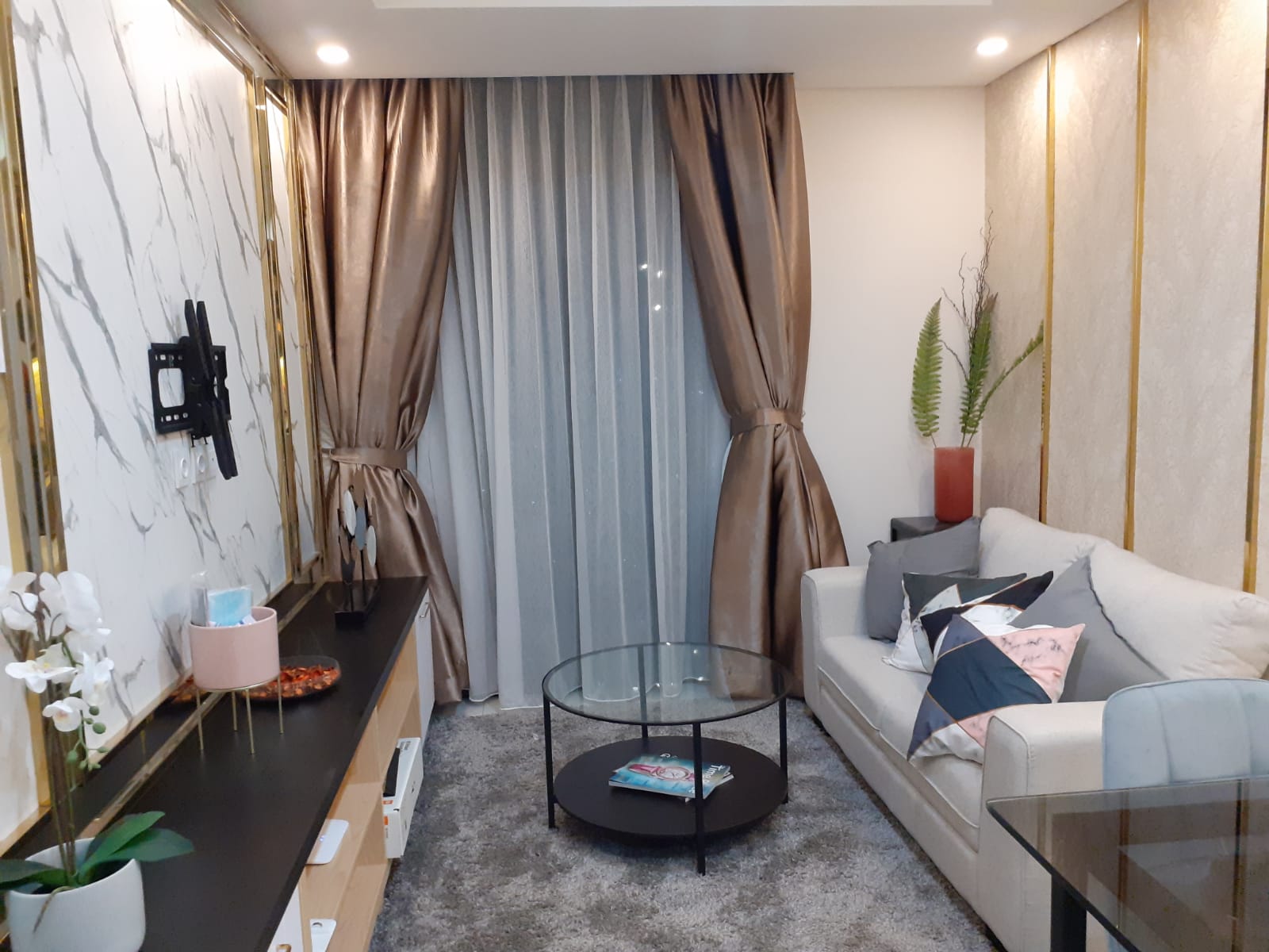 Disewakan Apartemen Casa Grande Phase 2 Tipe 2 Kamar Tidur Kondisi Fully Furnished