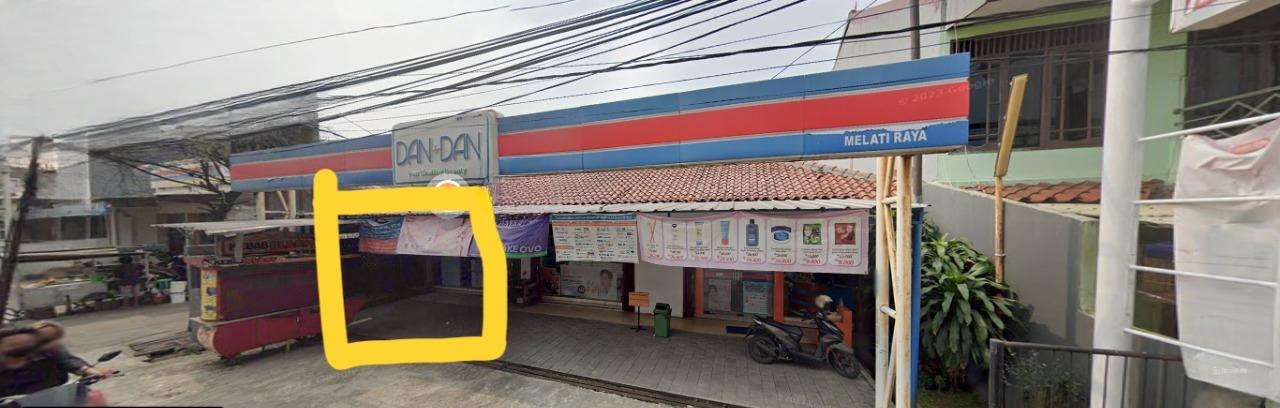 Disewakan Lahan Stand Tempat Usaha di Melati Raya, Depok Jawa Barat