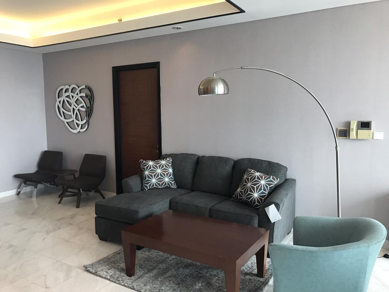 Disewakan Apartemen The Peak Sudirman Tipe 2 Kamar Tidur Kondisi Fully Furnished