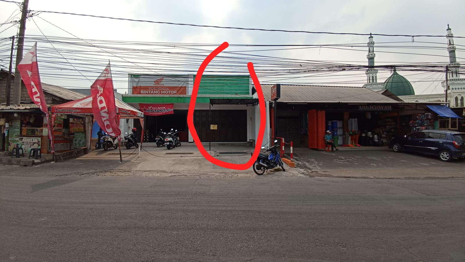 Disewakan Ruang Usaha Tipe 1 Lantai di Cibinong, Bogor