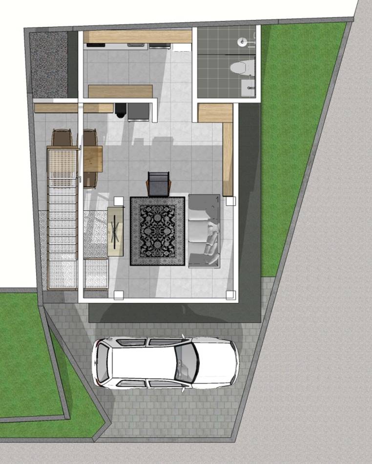 Dijual Rumah Baru 3 Lantai di Bintaro Tangerang Selatan