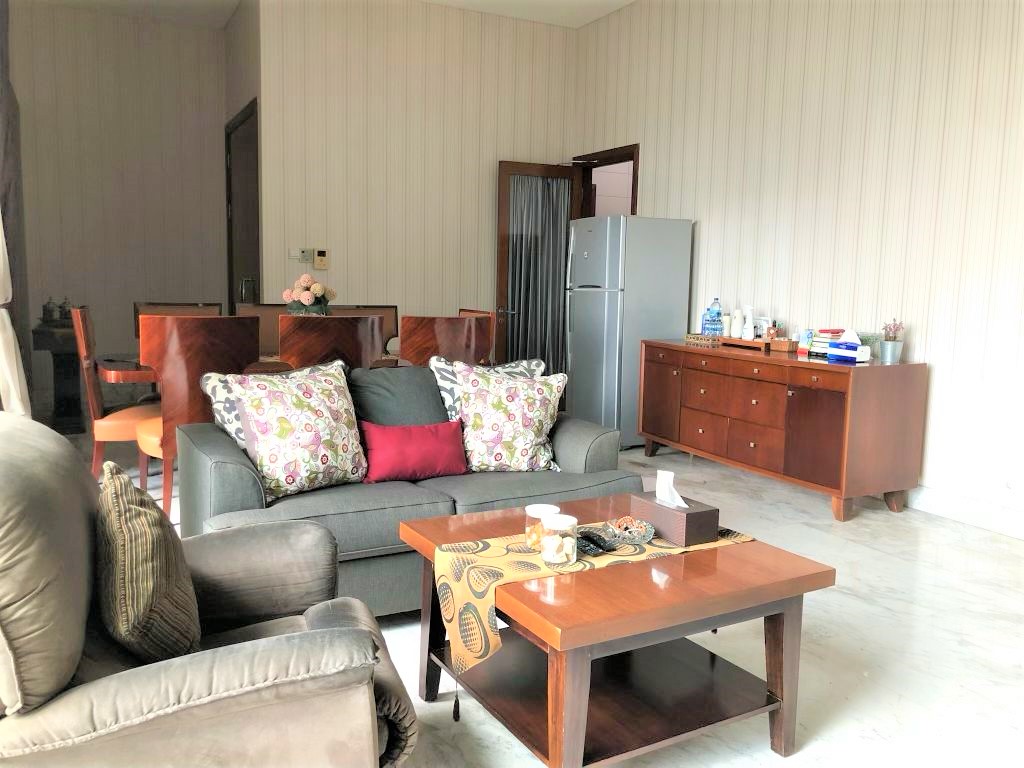 Disewakan Apartemen Senayan City Tipe 3 Kamar Tidur Kondisi Fully Furnished