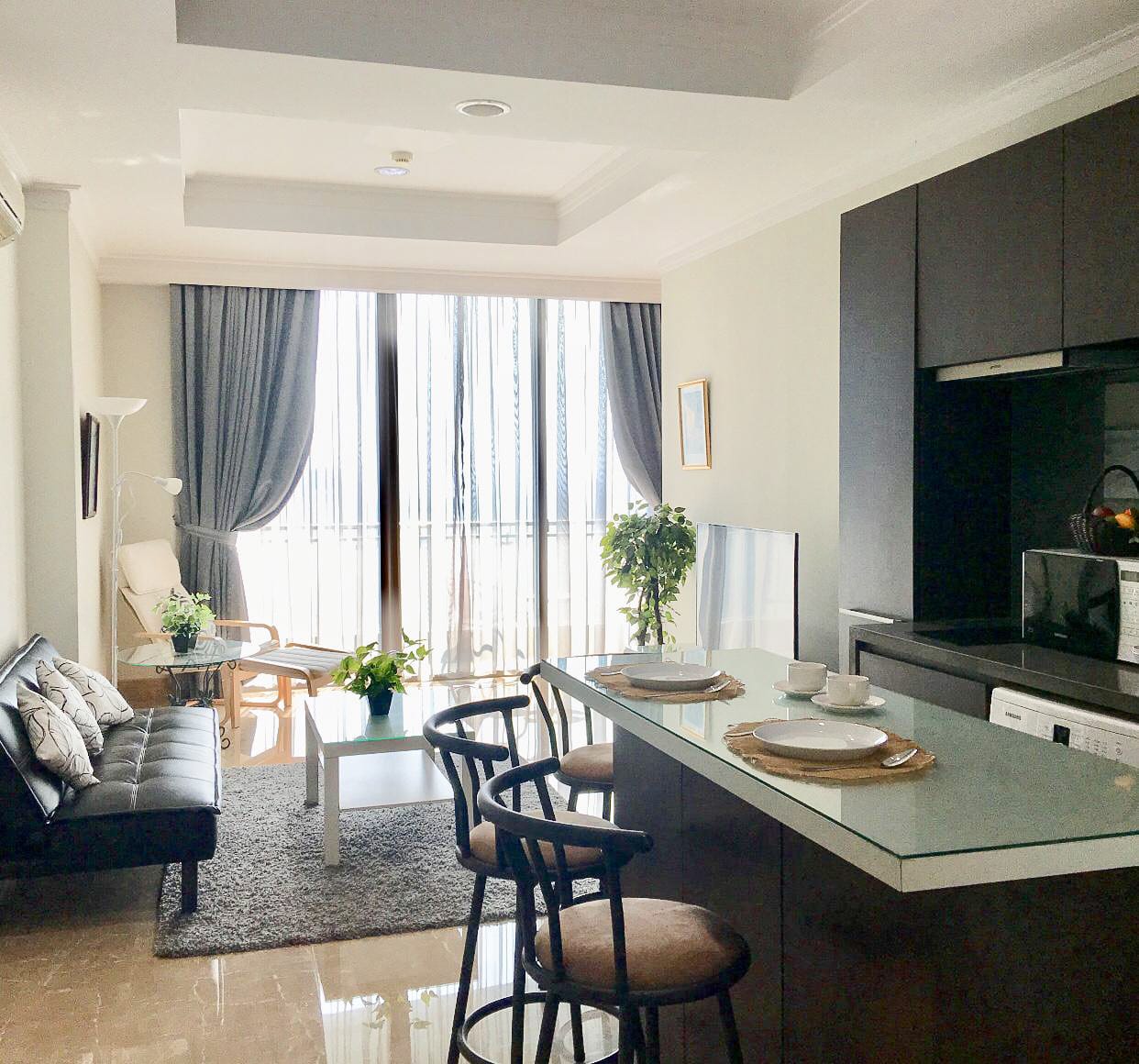 Disewakan Apartemen Residence 8 Tipe 1 Kamar Tidur Kondisi Fully Furnished