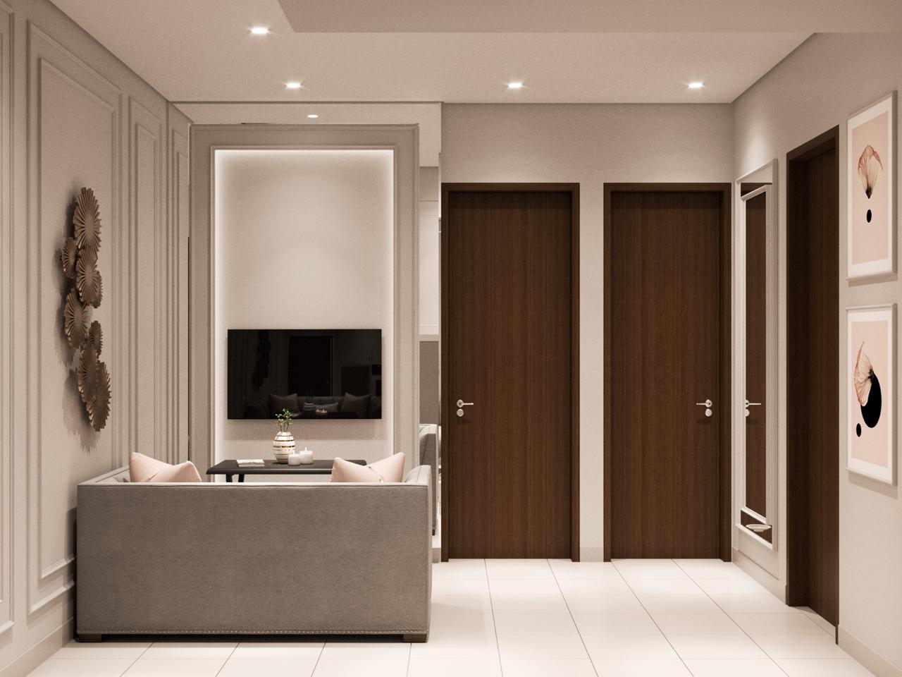 Dijual Apartemen Signature Park Grande Tipe 2 Kamar Tidur Kondisi Fully Furnished