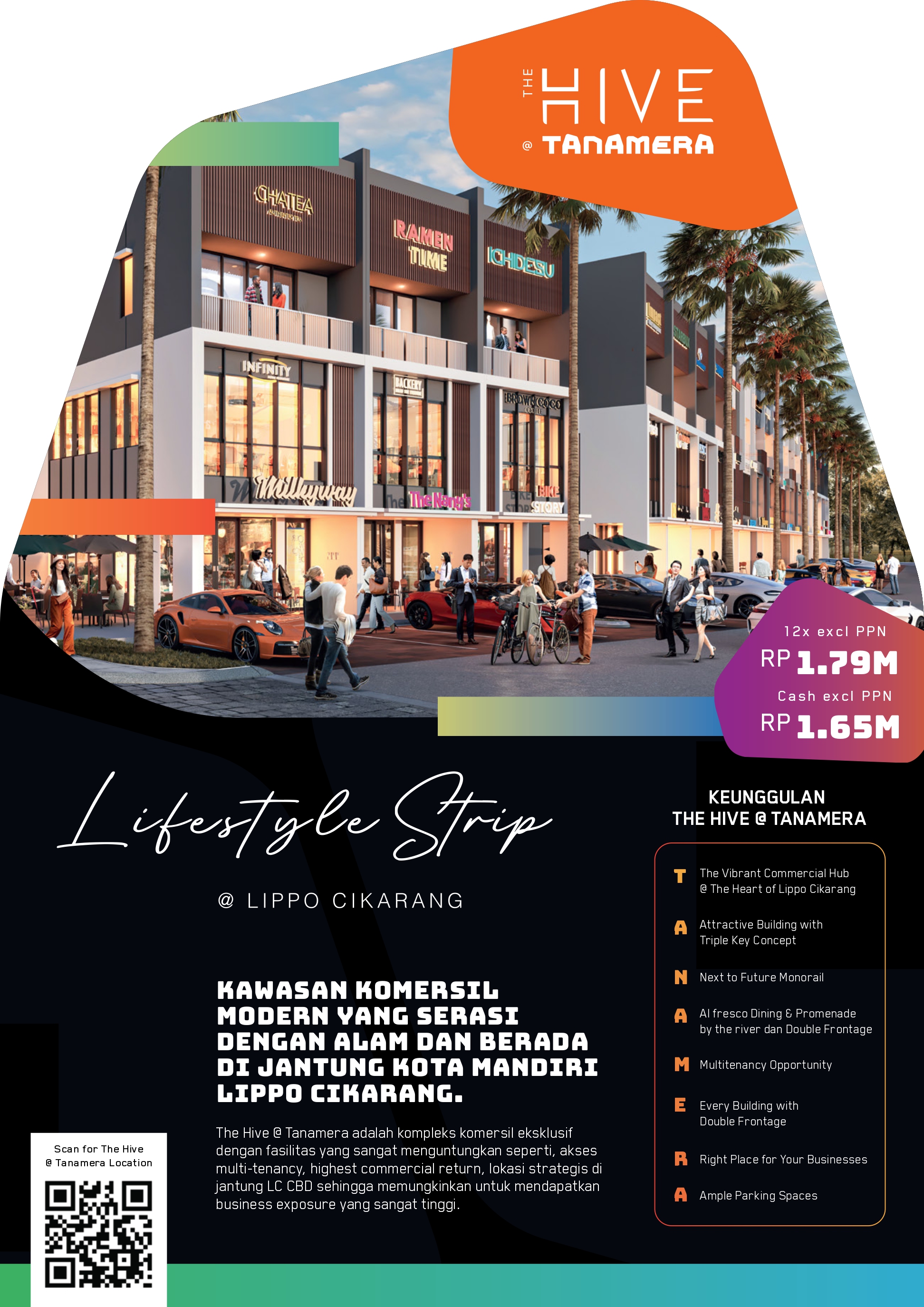 Dijual Ruko Konsep Minimalis 3 Lantai di Cikarang Bekasi Jawa Barat