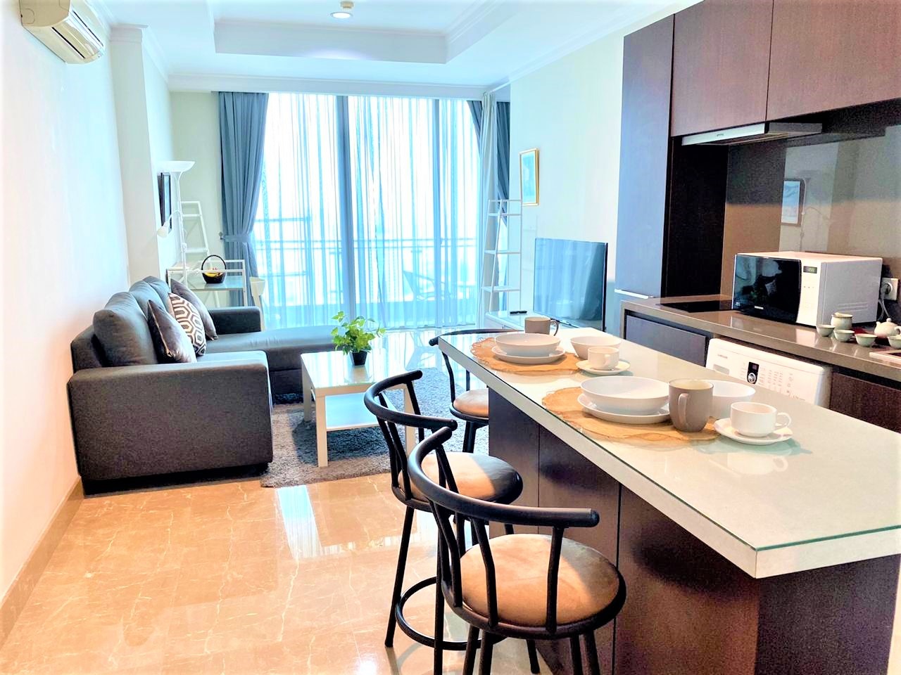 Disewakan Apartemen Residence 8 SCBD Tipe 1 BR Fully Furnished