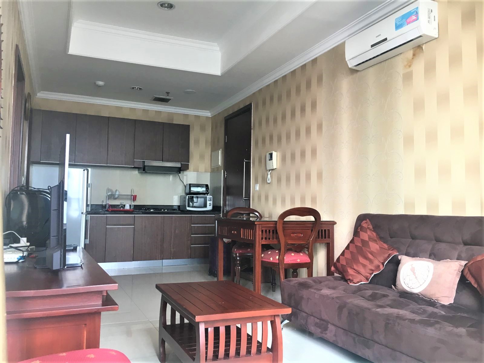 Disewakan Apartemen Denpasar Residence Tipe 1 Kamar Tidur Kondisi Fully Furnished