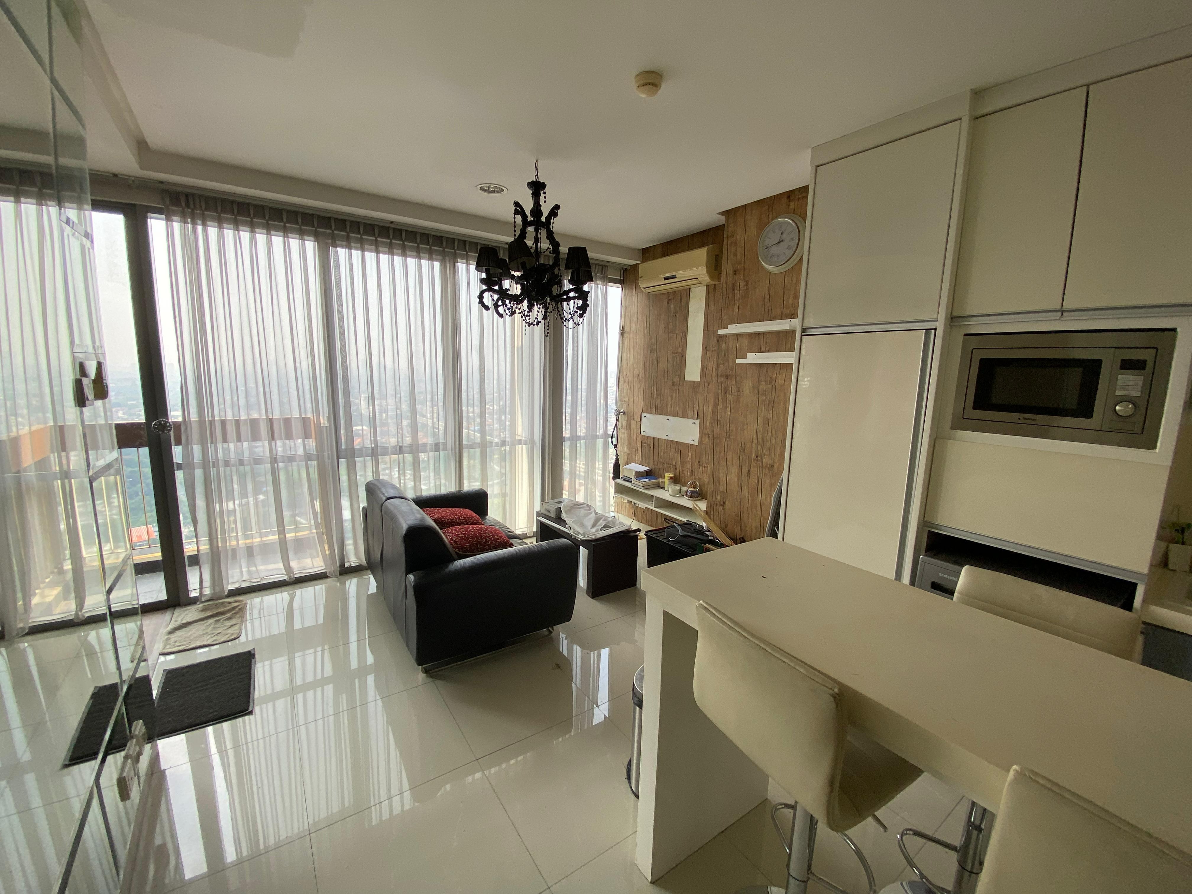 Dijual Apartemen Residence 8 Jakarta Sekatan Tipe Studio Kondisi Fully Furnished