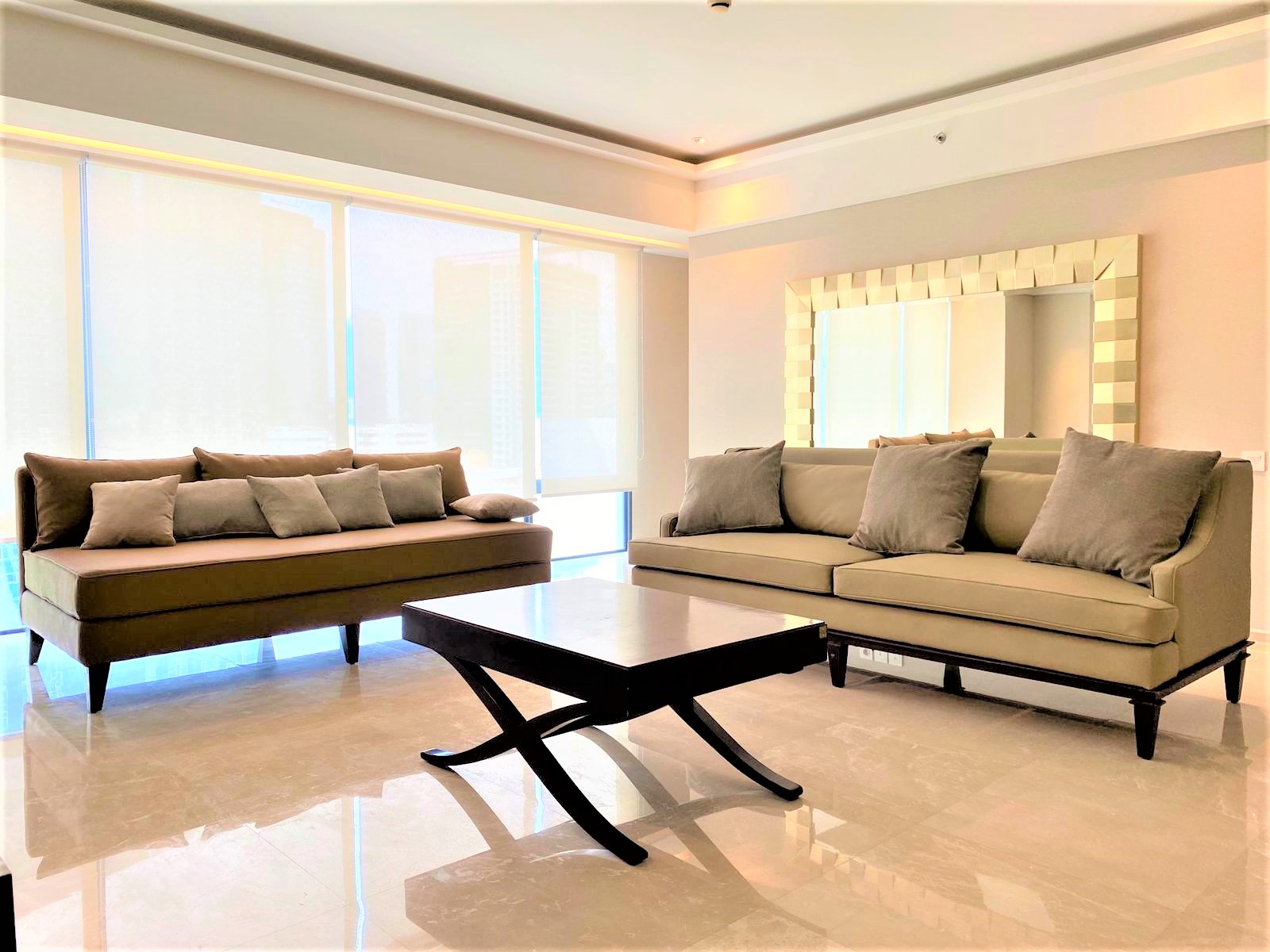 Disewakan Apartemen Verde 1 Tipe 3 Kamar Tidur Kondisi Fully Furnished