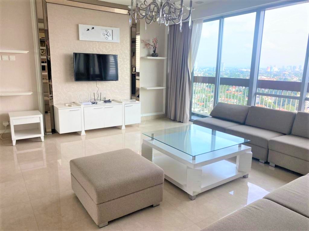 Disewakan Apartemen Kemang Mansion Tipe 3 Kamar Tidur Kondisi Fully Furnished