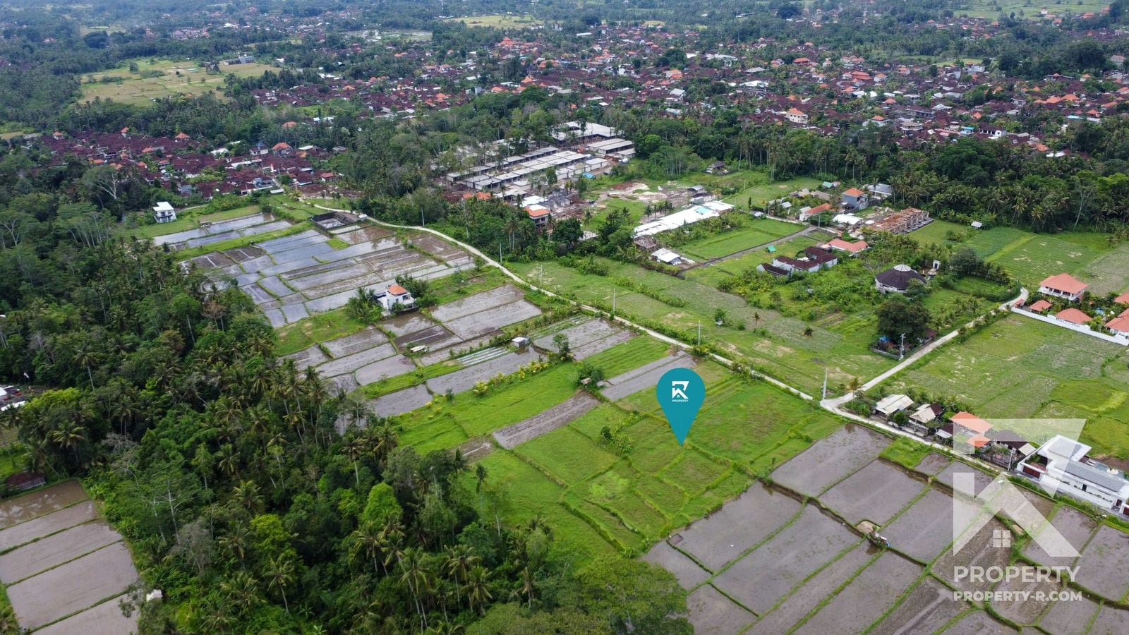 Land for Sale Leasehold with River & Ricefield View in Pejeng Near Ubud