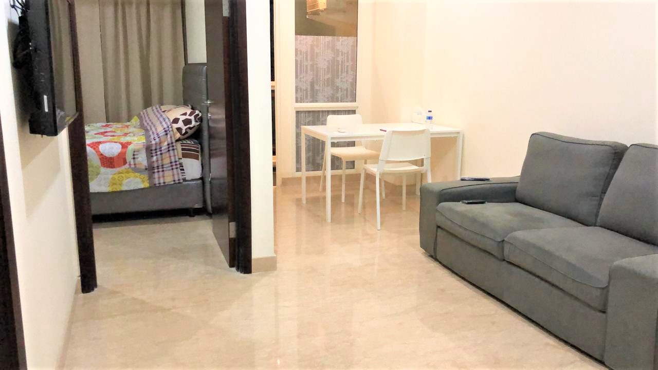 Dijual Apartemen Menteng Park Tipe 2 Kamar Tidur Kondisi Fully Furnished