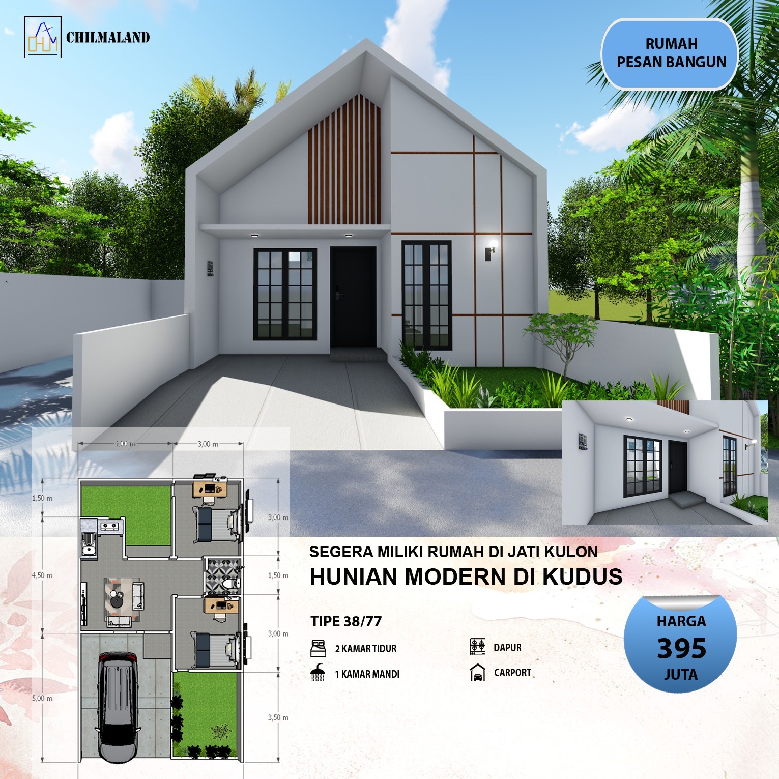 Jual Rumah Pesan Bangun Modern Jati Kulon Kudus Jateng