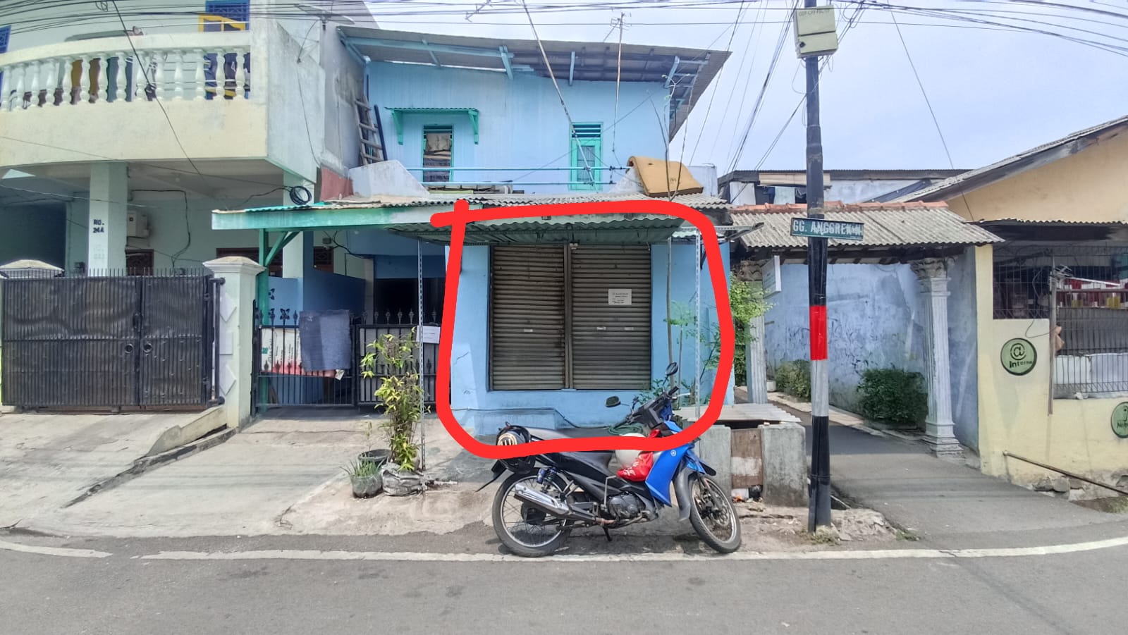 Disewakan Kios 1 Lantai di Kemayoran Jakarta Pusat