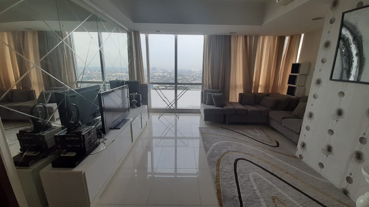 Disewakan Apartemen Kemang Village Tipe 2 Kamar Tidur Kondisi Fully Furnished