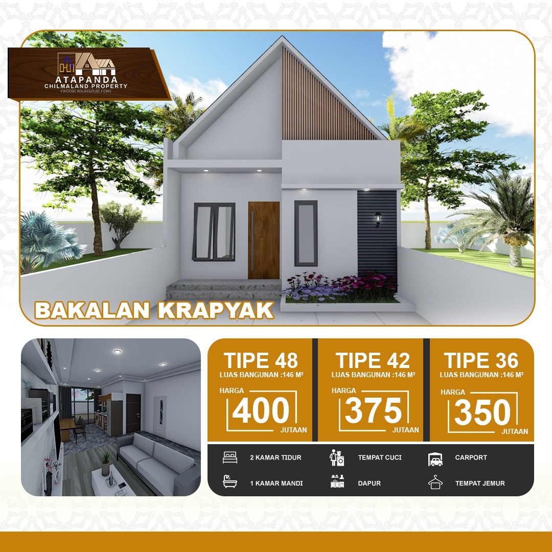 Jual Rumah Baru Scandinavian SHM Ready Kudus Jateng