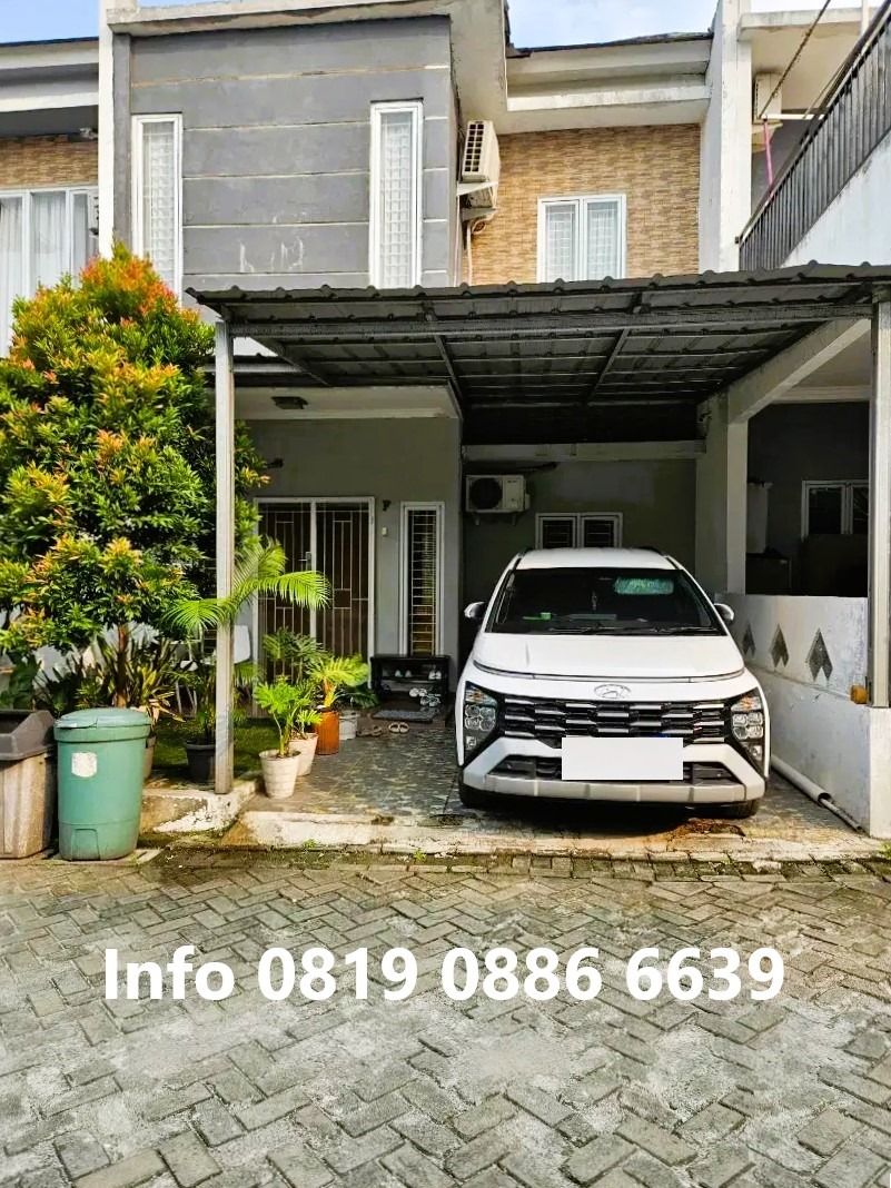 rumah cluster serua indah ciputat semi furnish dekat bintaro