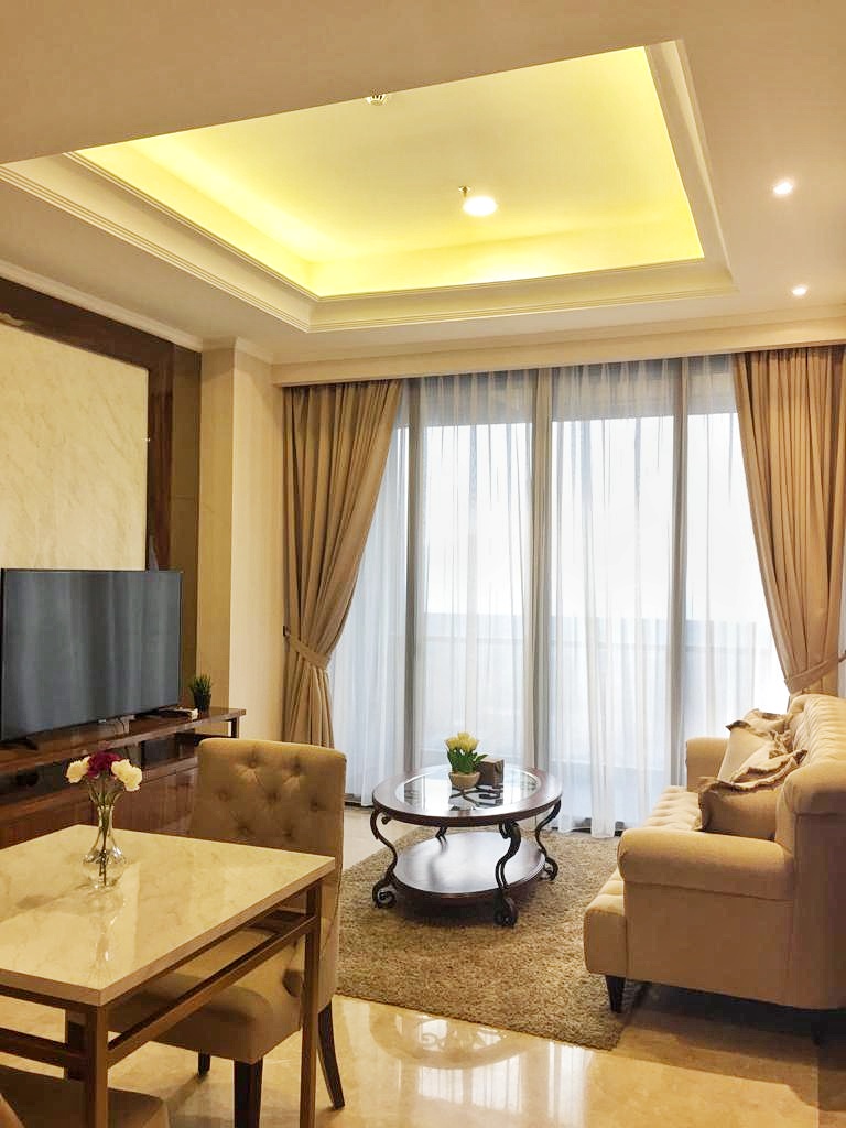 Disewakan Apartemen District 8 Tipe 1 Kamar Tidur Kondisi Fully Furnished