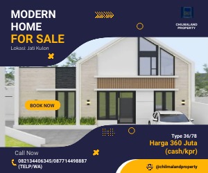Jual Rumah Modern Lokasi Jati Kulon Type 36 Kudus