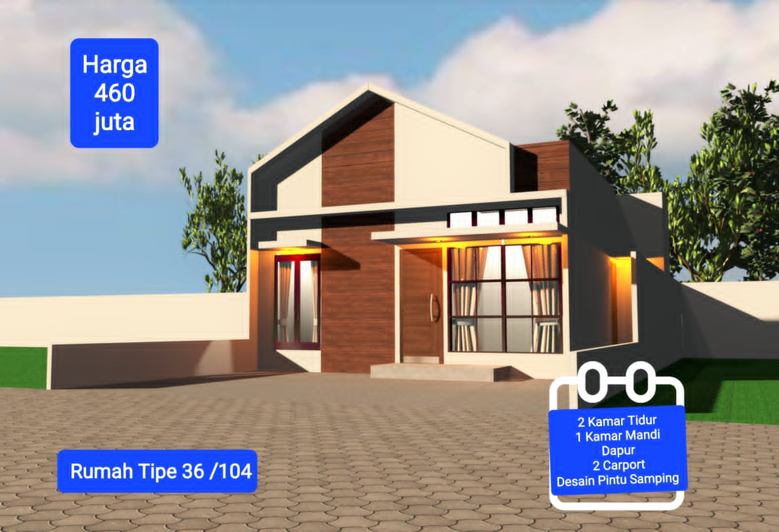 Jual Rumah Baru Modern Type 36 di Kudus Jateng