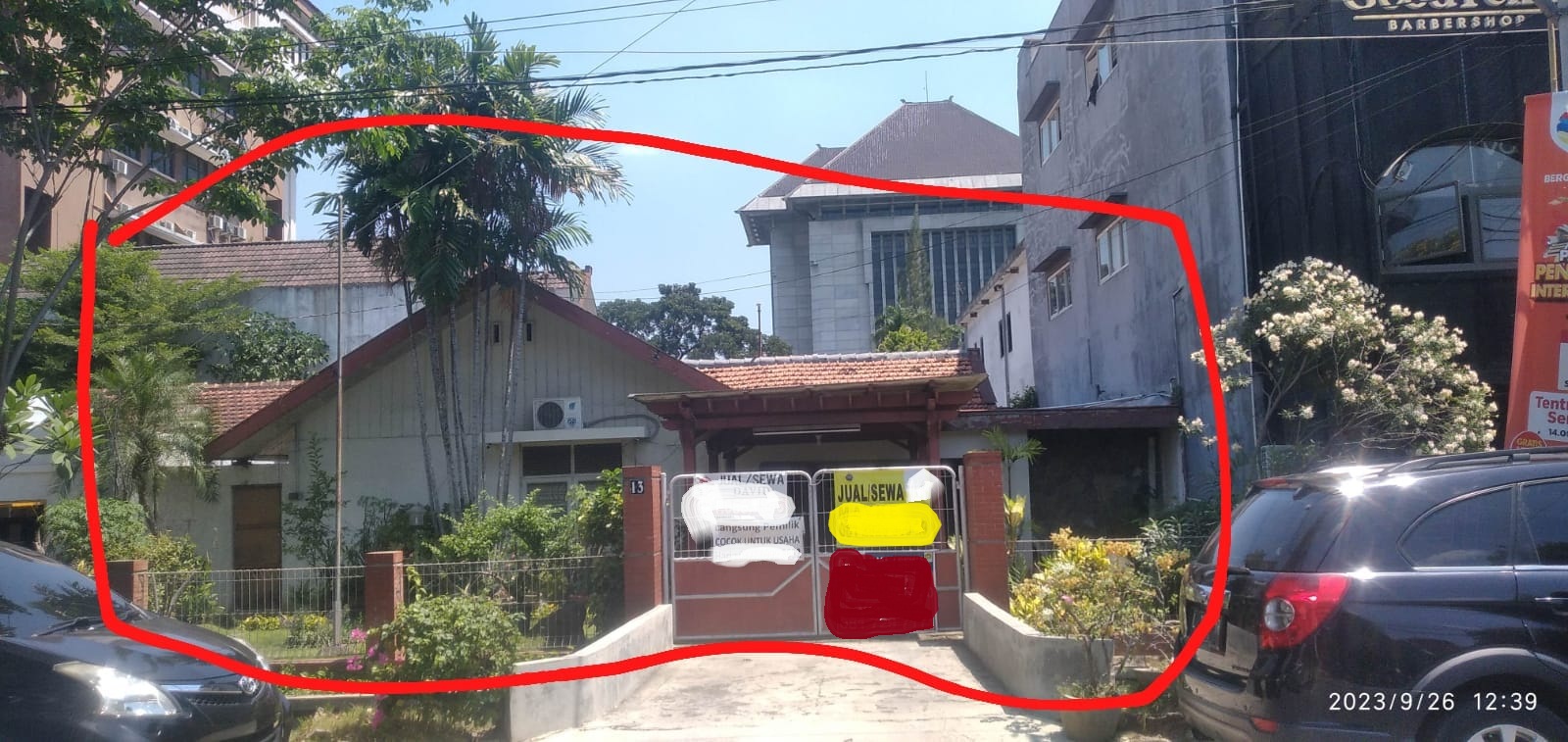 Disewakan Rumah Cocok untuk Ruang Usaha di Jl. Erlangga Semarang
