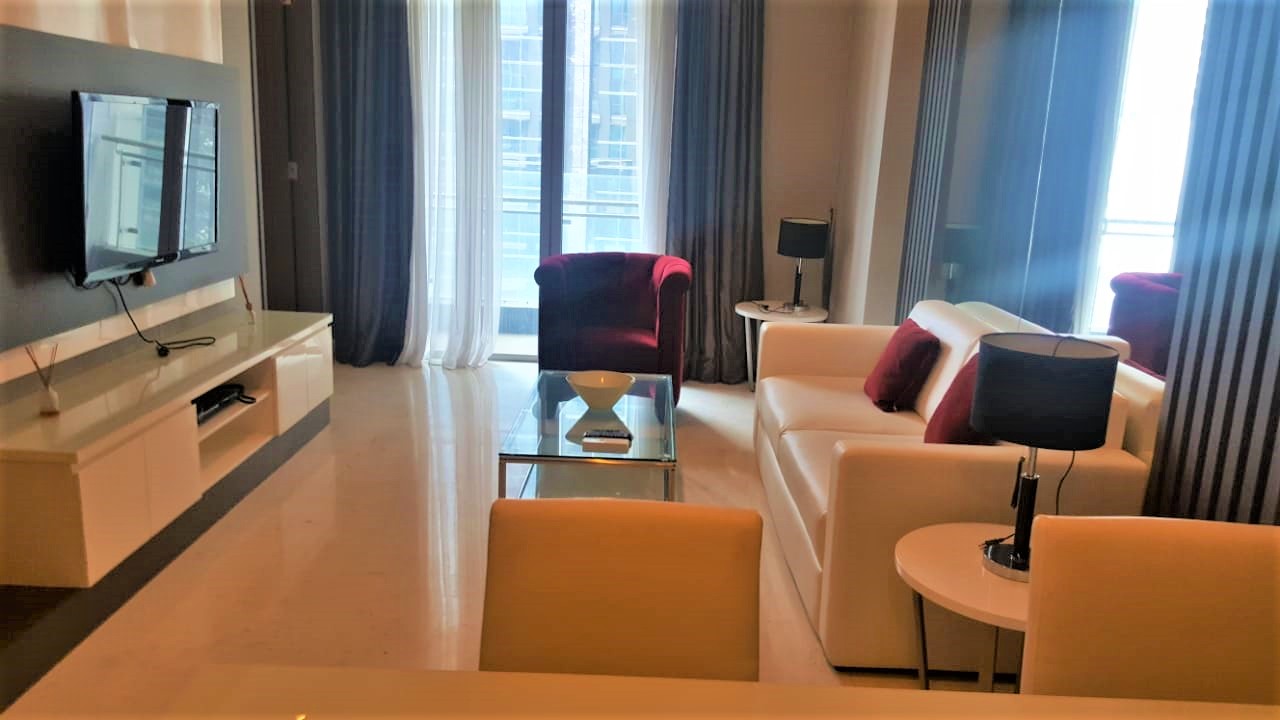 Dijual Apartemen Residence 8 Tipe 2 Kamar Tidur Kondisi Fully Furnished