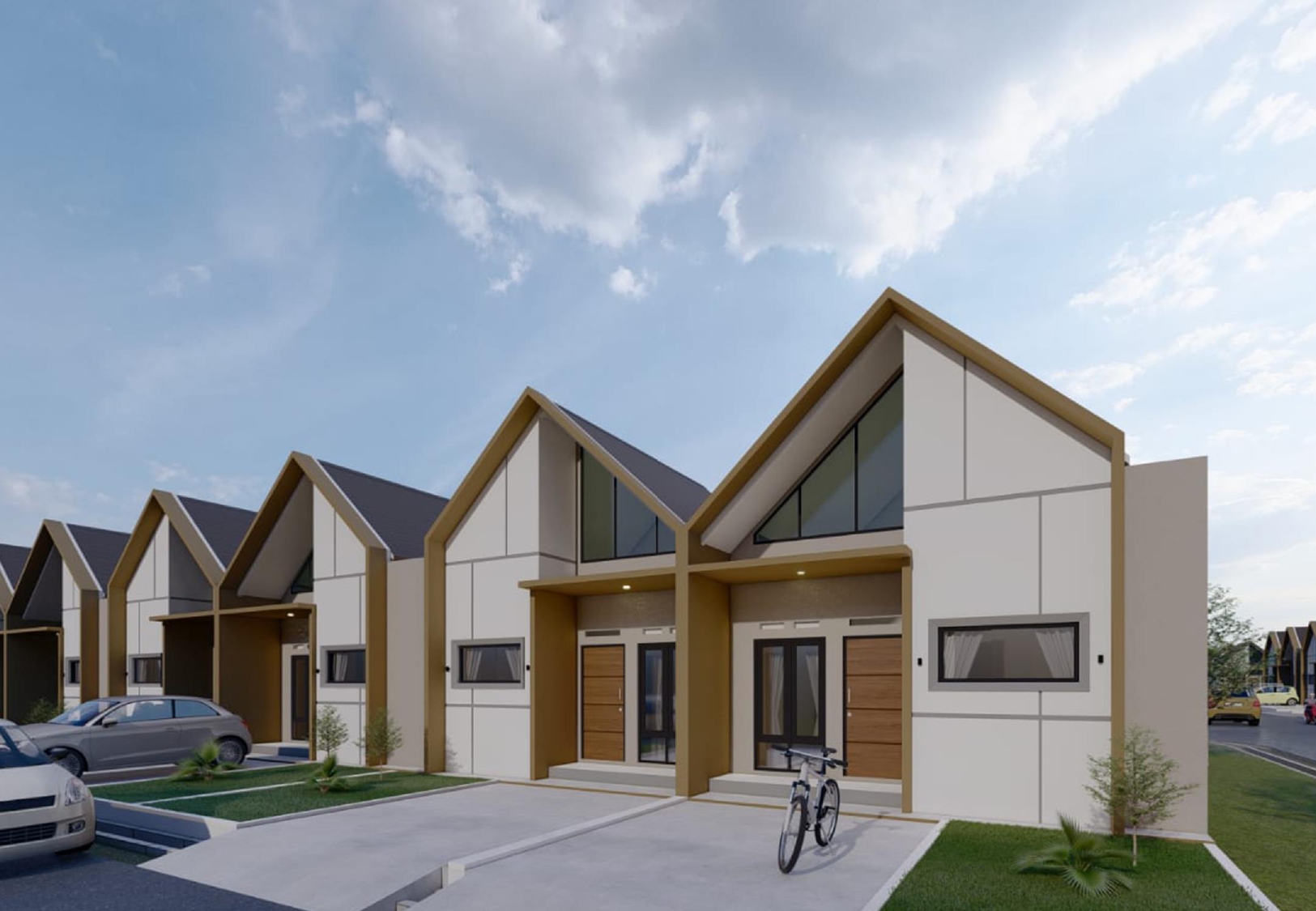 Dijual Town House di Bogor Konsep Minimalis