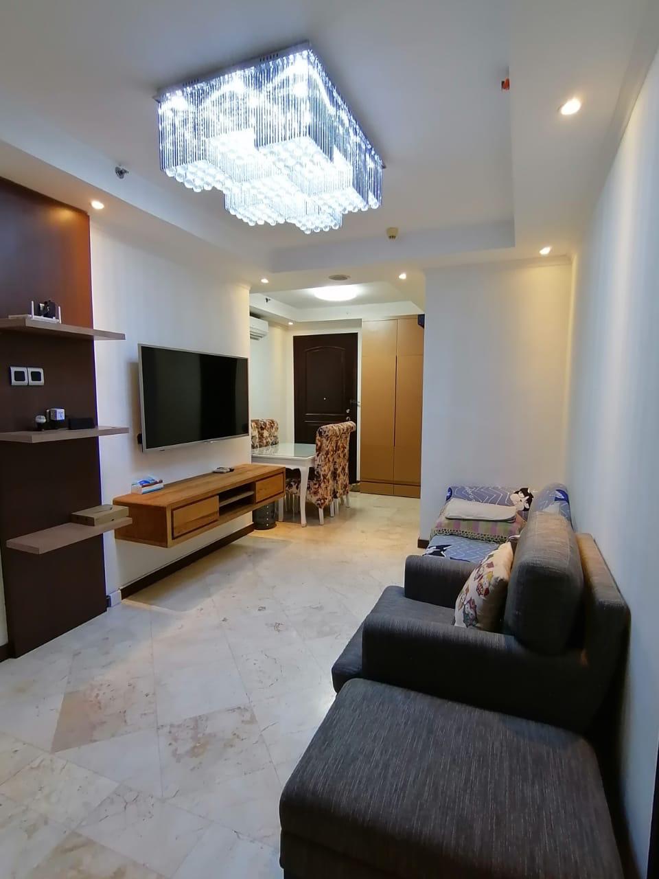 Disewakan Apartemen Bellagio Residence Tipe 2 Kamar Tidur Kondisi Fully Furnished