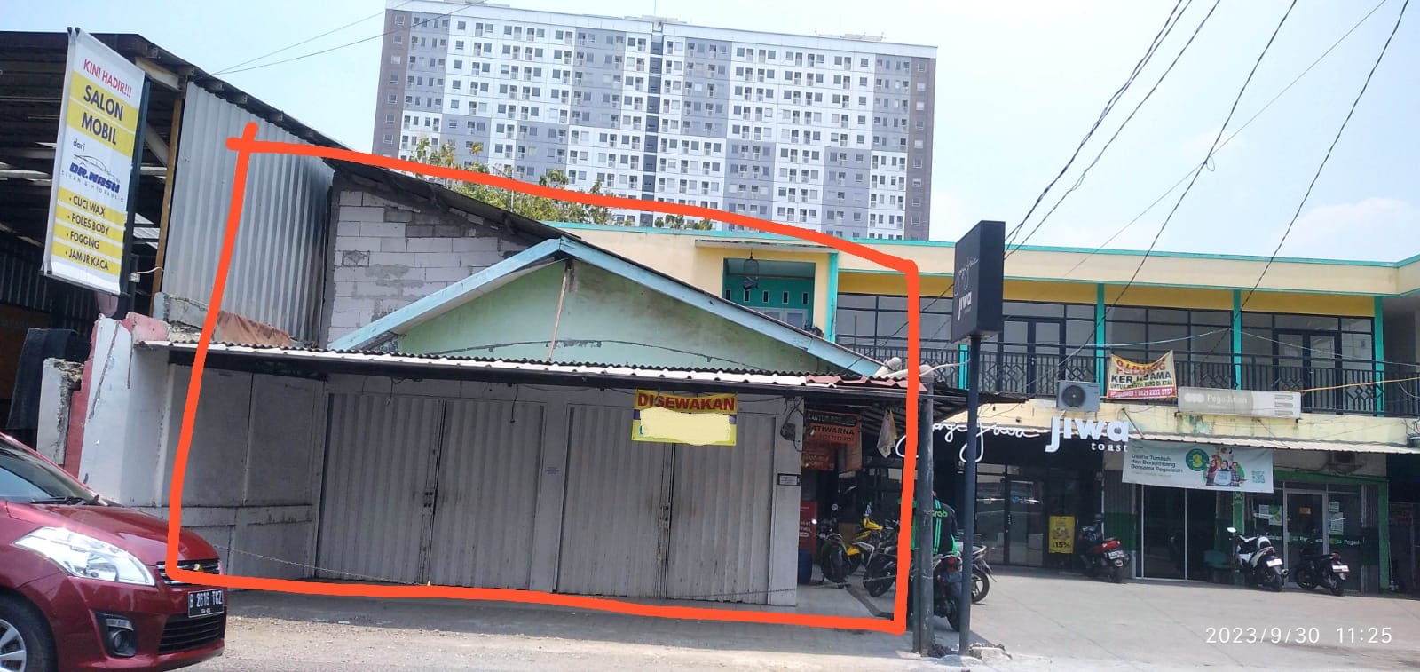 Disewakan Ruang Usaha Tipe 1 Lantai di Jatimelati, Bekasi