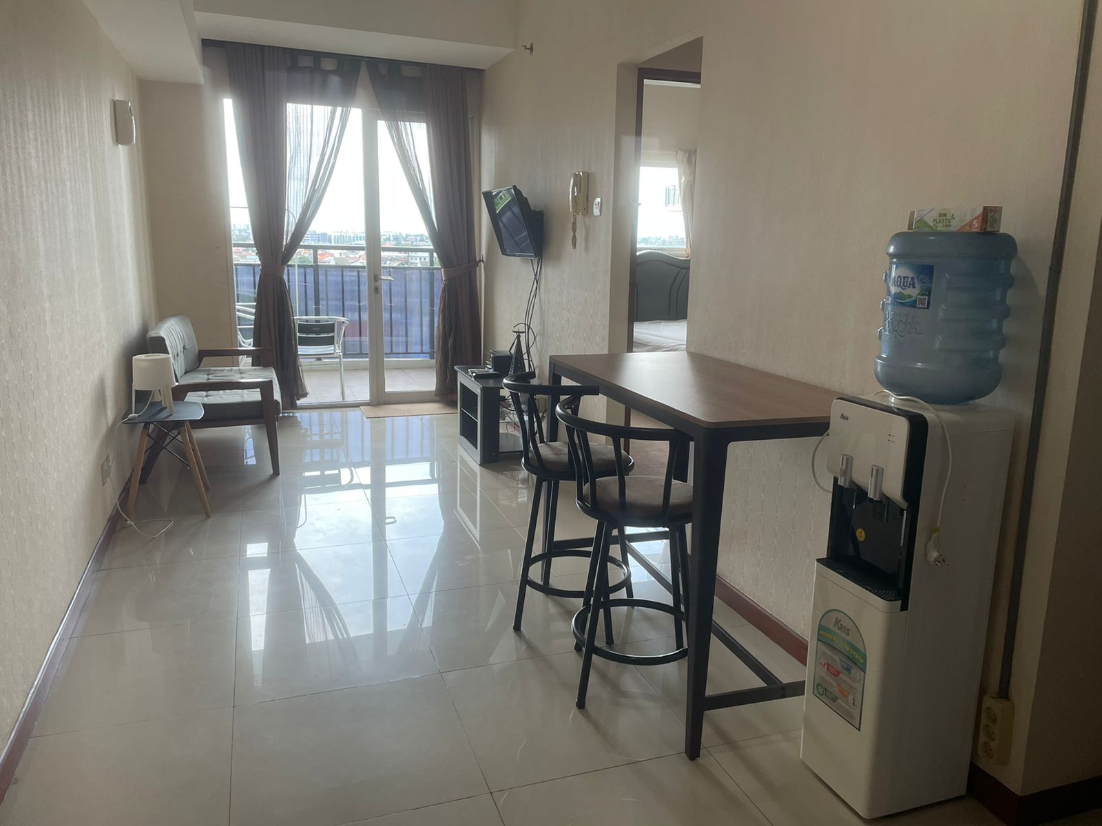 Disewakan Apartemen Marbella Tipe 2 Kamar Tidur Kondisi Fully Furnished
