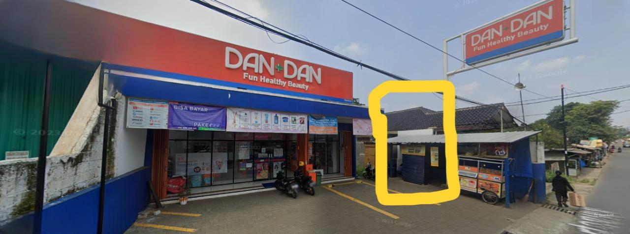 Disewakan Lahan Stand Tempat Usaha di Jl Pertanian, Cipayung Depok