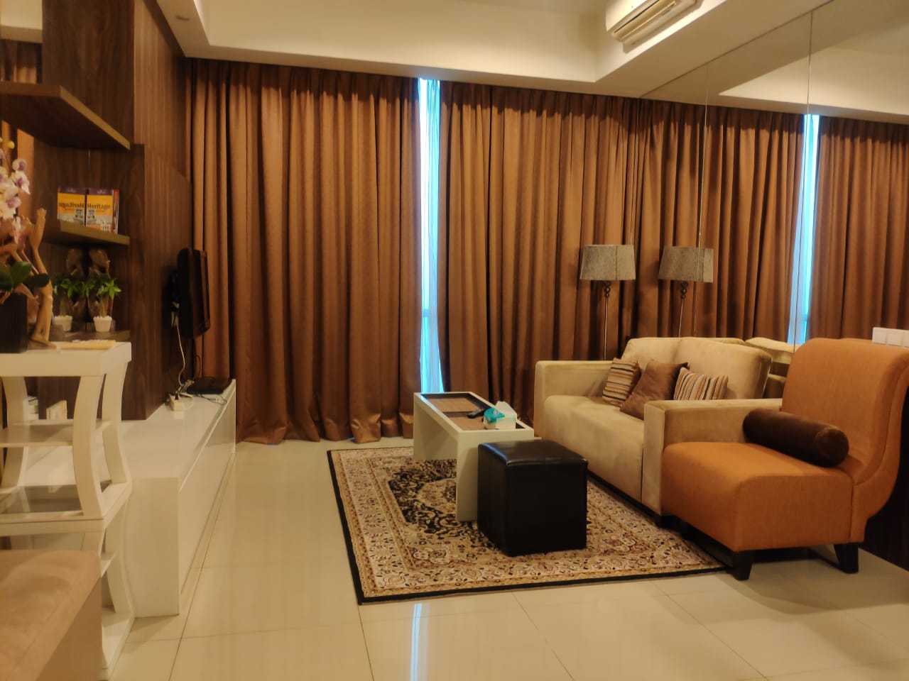 Disewakan Apartemen Kemang Village Tipe 2 Kamar Tidur Kondisi Fully Furnished