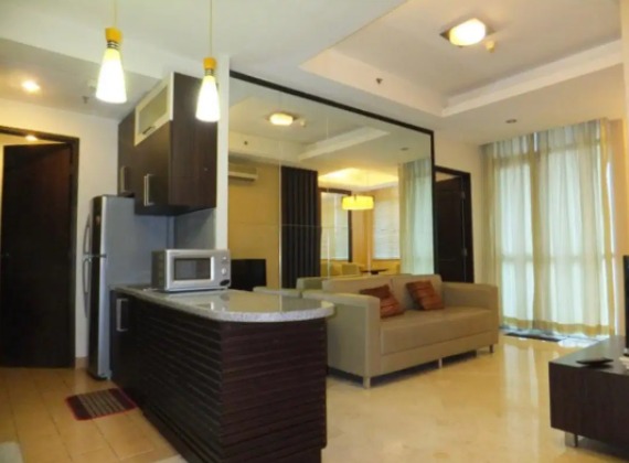 Dijual Apartemen Bellagio Residence Tipe 2 Kamar Tidur Kondisi Fully Furnished